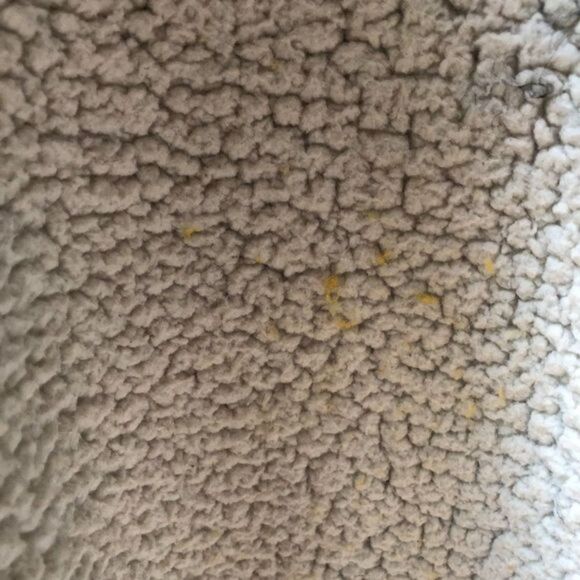 Sam Edelman Sherpa Lined Black Sweater wrap coat w Faux Leather/Shearling size S - Picture 7 of 11